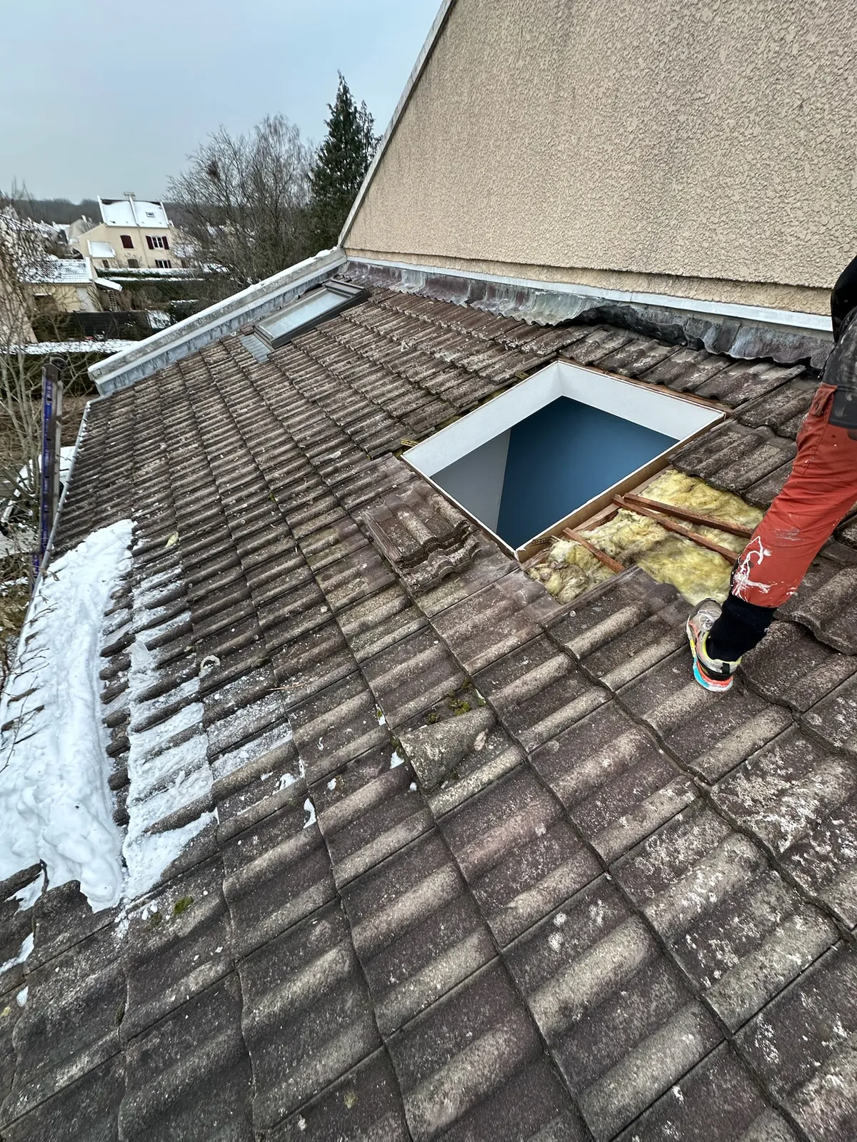 Pose de Velux près de Montigny-le-Bretonneux