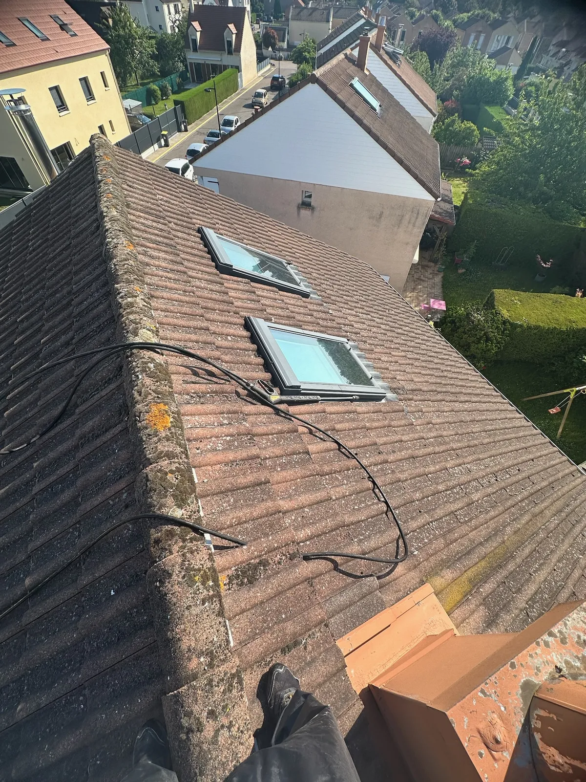 Velux neuf intégré à une toiture dans les Yvelines (78)